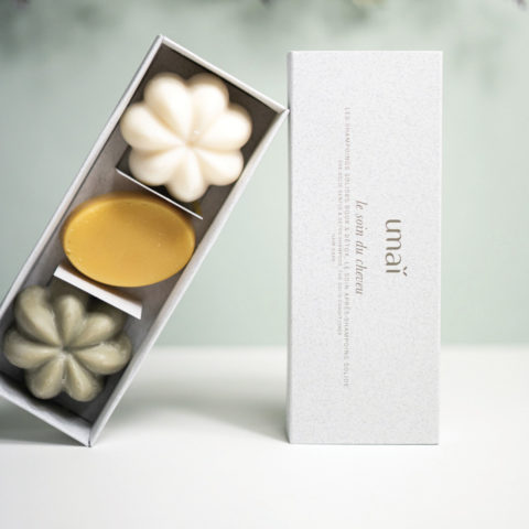 Trio de shampoings solides bio