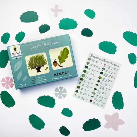 Jeu de mémoire - L'arbre et sa feuille