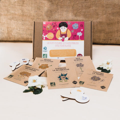 Kit fleurs comestibles