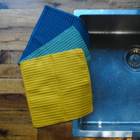 Lot de 6 lavettes en coton